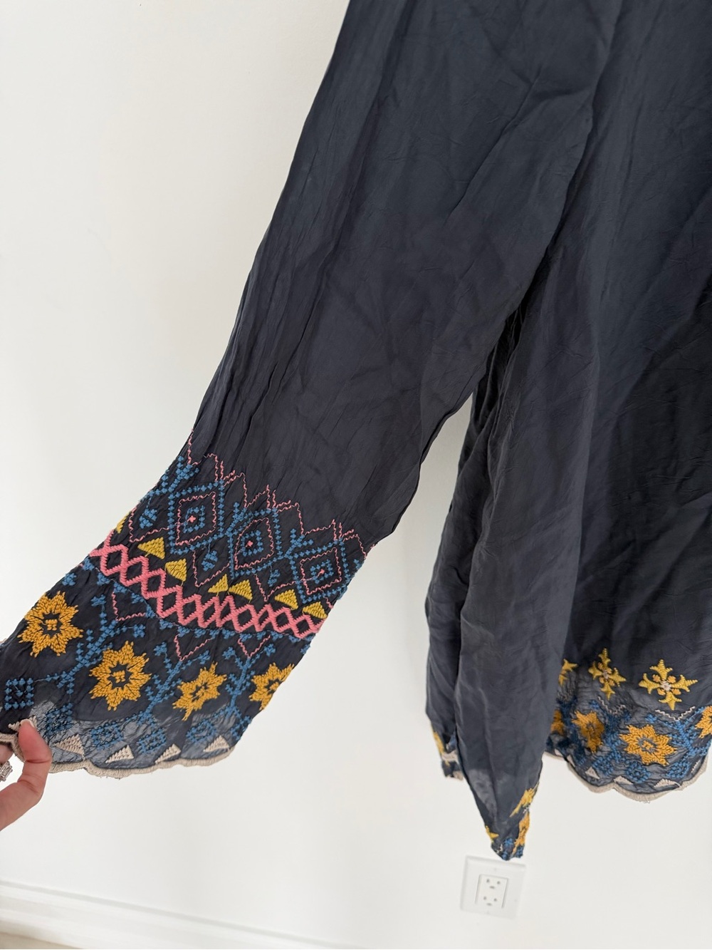 Johnny was Rosetta heavily embroidered tunic blouse RARE! - Picture 3 of 7